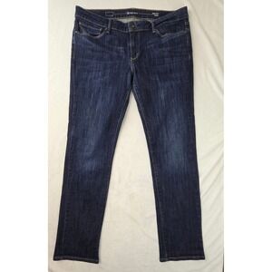 Levi's Jeans Women 32 Blue Slight Curve Modern Rise‎ Straight Excellent